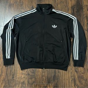 Men’s Adidas Traditional Black and White Track Jacket